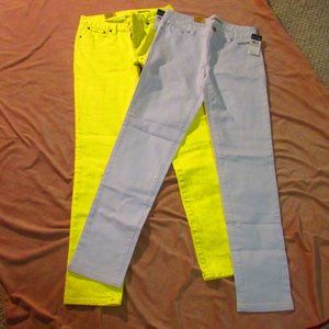 RALPH LAUREN GIRLS SIZE 16 SKINNY JEANS NWT
